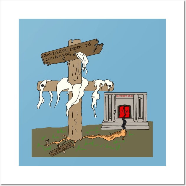 Golgotha Wall Art by Luke923 Clothing